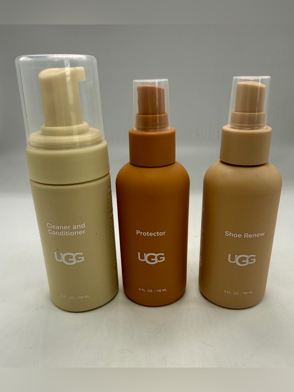 NEW UGG Sheepskin Cleaner Shoe Care Kit Cleaner Conditioner, Protector and Renew